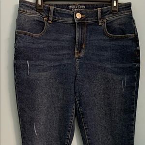 Maurice’s high-rise jeans.